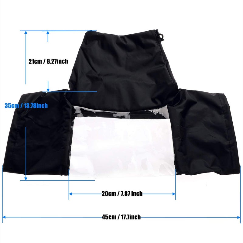 WANBY Waterproof Camera Rain Cover Professional Soft Black Camera Rain Covers for All DSLR SLR Cameras - Image 3